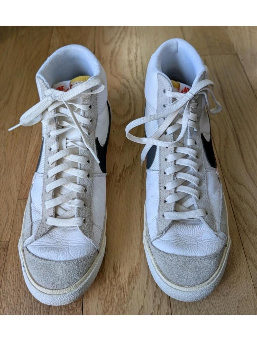 Nike Blazer '77 Pro Club Mid Remastered - Light Bone Black Size 13